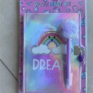 Love to Dream Secret Diary Set - Purple and Rainbow